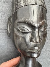 Sculpture Tête En Bois