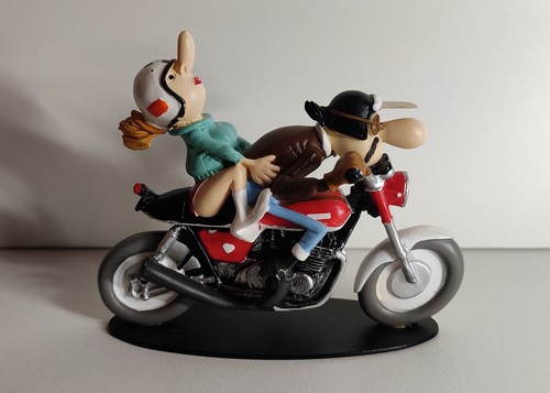 Figurine moto résine - figurine, joe