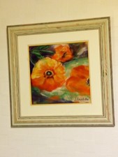 Tableau peinture coquelicots