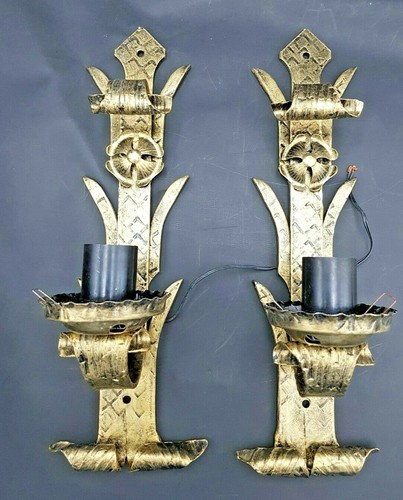 Deux appliques fer forgé - deux,