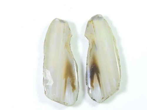 Paire assortie agate druzy - assortie, d'agate
