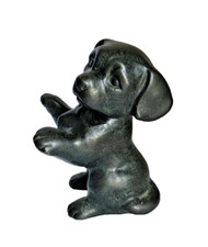 PETITE STATUETTE  CHIOT ASSIS