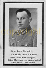 STERBEBILD SOLDAT  ALLEMAND