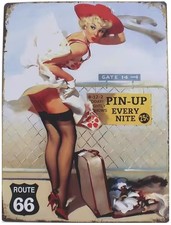 PLAQUE DECORATIVE SEXY PIN UP