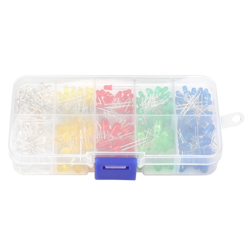 350pcs diode led assortis 3mm - assortis,
