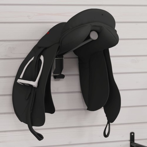 Porte selle pliable mural - mural, noir