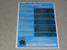 Soundcraftsmen 1982 Ad, A5002 Amp, CX4200 Pre, DC2215 EQ, AE2000 Scanalyzer, 1pg