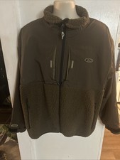 Drake Waterfowl MST G-Flex Eqwader Fleece Full Zip Jacket Green Timber LG