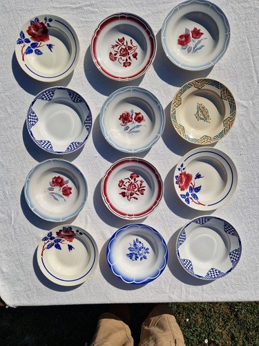 Lot assiettes creuse - de, 12