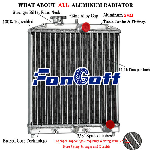 Rangée radiateur pour honda - radiateur,