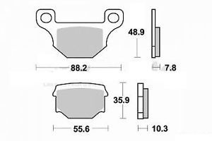 Jeu plaquettes frein - jeu, 2