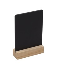 Ardoise MENU A6 18x12cm bois