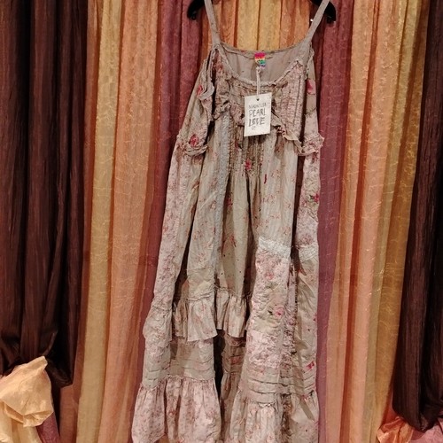 Robe longue magnolia - , pearl