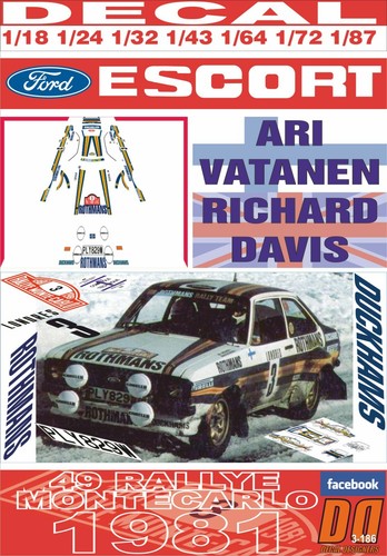 Decal ford escort - ford,