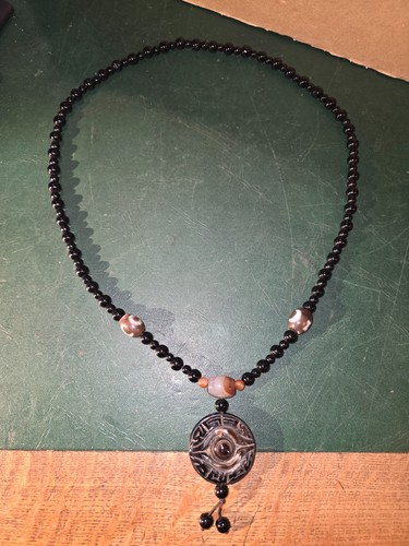 Collier ethnique talisman - collier,