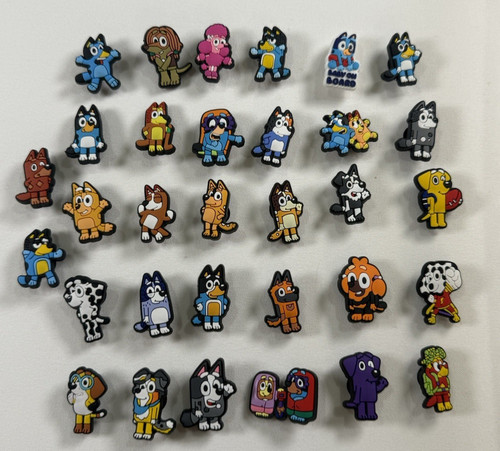 Bluey shoe charms lot - lot, of