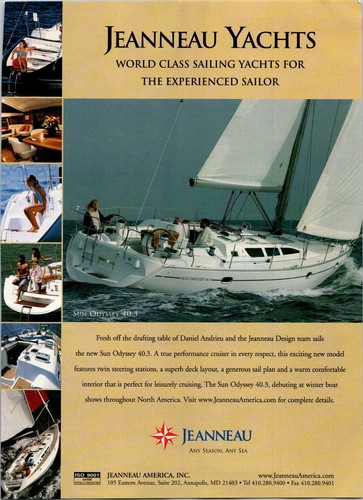 Jeanneau yachts sun - jeanneau, odyssey