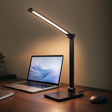 Lampe de Table LED Rechargeable USB Tactile Dimmable Lampe de Bureau Lampe...