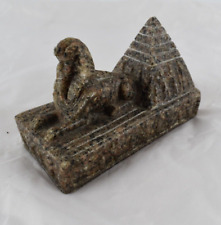 STATUE EGYPTE SPHYNX PYRAMIDE EN RESINE