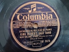 Disque 78tours Columbia.King