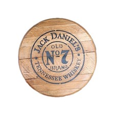 Authentic Jack Daniels Finished Whiskey Barrel Top Head Charred Stored Whiskey 