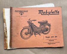 Motobecane Motoconfort Mobylette Type AV 89 Dimoby Spare Part Catalog French