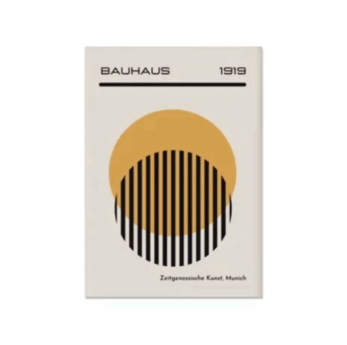Affiche poster mural bauhaus - affiche,