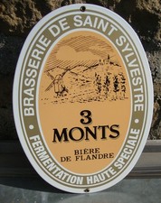 plaque émaillée bière 3
