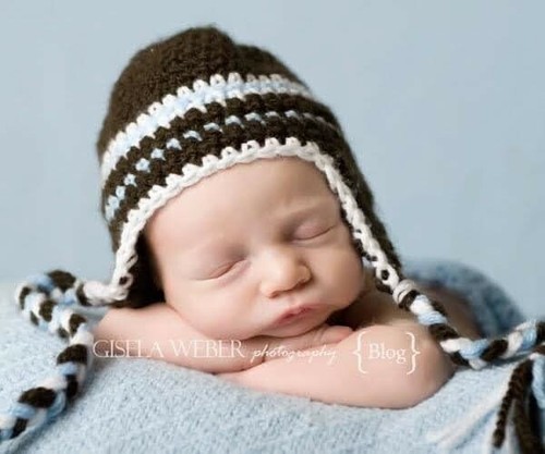 Newborn infant baby blue brown - newborn,