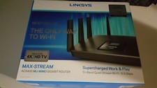 Linksys Max-Stream AC5400 MC-MIMO Gigabit Router Model EA9500 - Orig Box & Pack