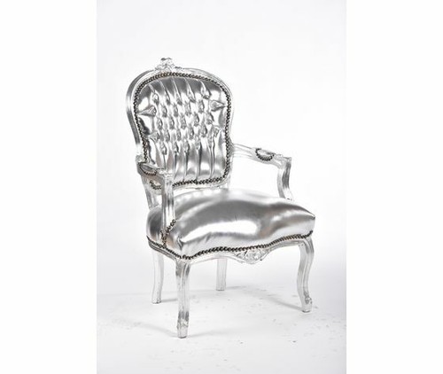 Poltrona bois argento - en,