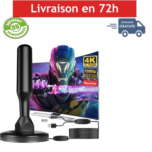 Antenne intérieure tnt hd - antenne,