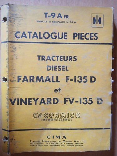 Cormick tracteur 135 - mc,