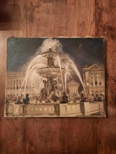 Tableau Huile Toile Place