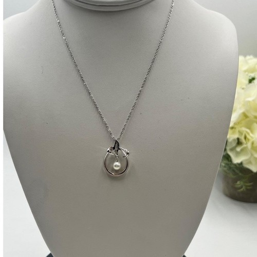 Mikimoto sterling silver - sterling, 5-6mm