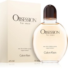 EAU DE TOILETTE HOMME  " CALVIN KLEIN  OBSESSION" 125 ML NEUF SOUS BLISTER