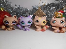 Petshop Authentic LPS Family Raccoon Raccoon #1348 #1989 #583 #1409 Christmas