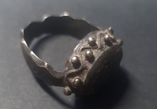 Angelsächsische Silber Ring.aus 30 Jähriger.Privatsammlung Mit XRF-Analyse 