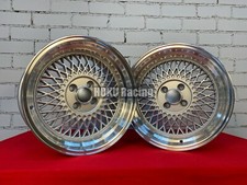 4X 15" BBS ST1 Klutch style roues 4X100 plat profond pour VW HONDA Toyota E30