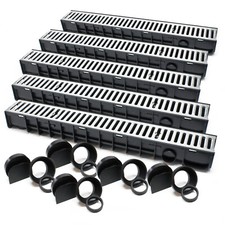 Caniveau 5x1m Grille