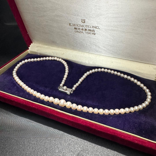 Mikimoto akoya pearl necklace - akoya,
