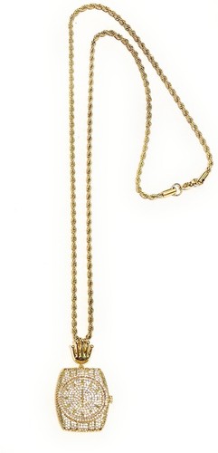 Collier long type funetta avec - long,