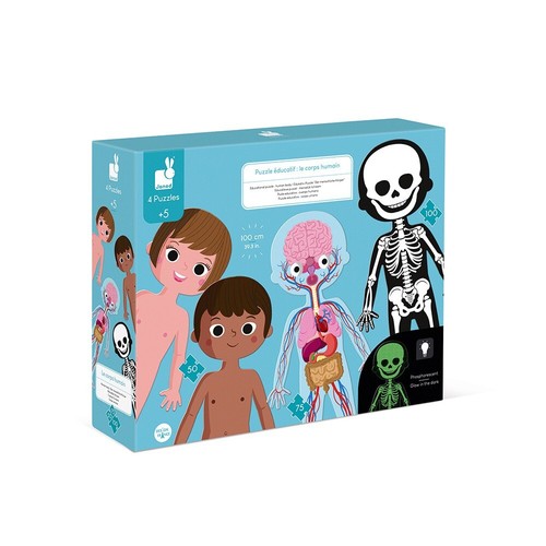 Puzzle educatif corps humain - humain,