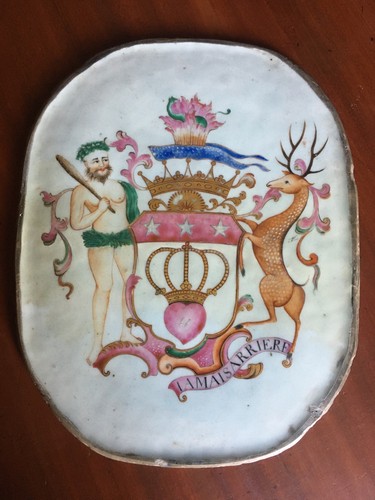 Très rare plaque - , avec