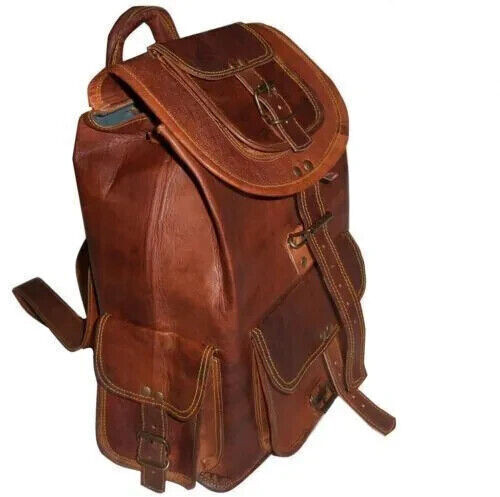 Grand sac dos cuir - à, en