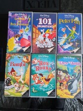 6 cassettes VHS  Disney