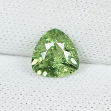 1.01 cts Massive Luster Green Sparkling Natural Demantoid Garnet - Trillion..!!