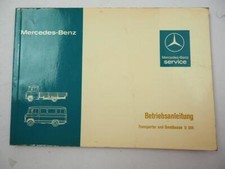 Mercedes Benz L508 L608 L613 D Düdo T2 Transporter Owners Manual 1978 O309 D