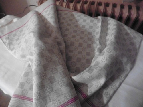 Ancien metrage toile - ancien, lin