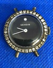 ANTIQUE VINTAGE WATCH WATCH WATCH WATCH WATCH GENEVE AHS watch winding manual black
